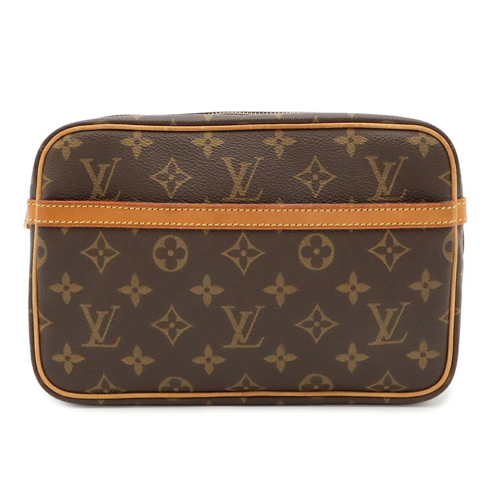 LOUIS VUITTON Louis Vuitton Monogram Compiegne 23 Second Bag Clutch M51847